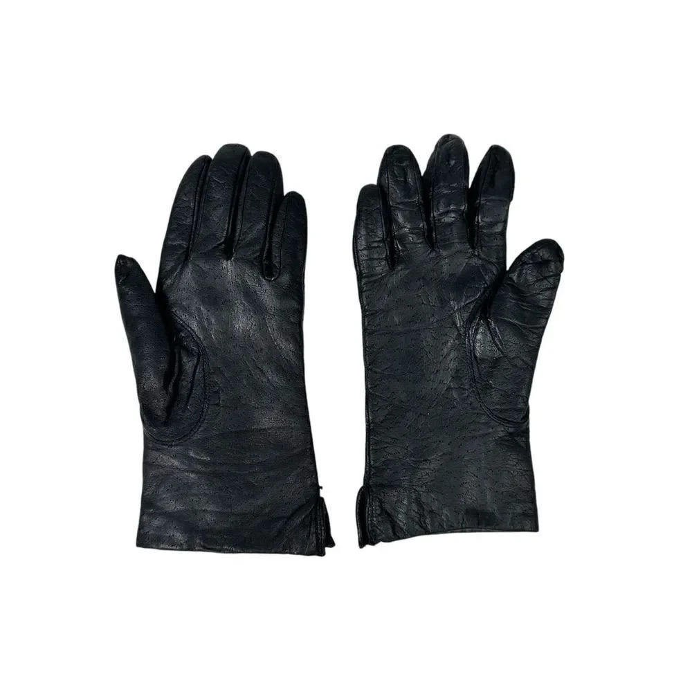 Vintage Women’s Leather Gloves Size Medium Lined